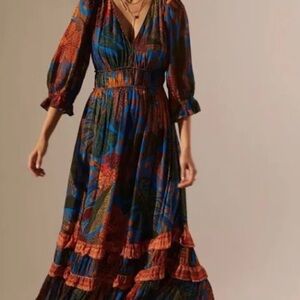 Farm Rio Anthropologie Maxi Dress